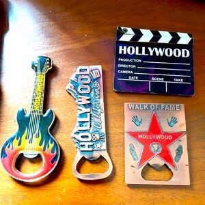 Hollywood Bottle opener magnets Bundle OS